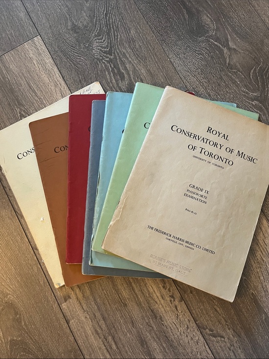 Other - Royal Conservatory of Music of Toronto Pianoforte Examination Booklets set of 7